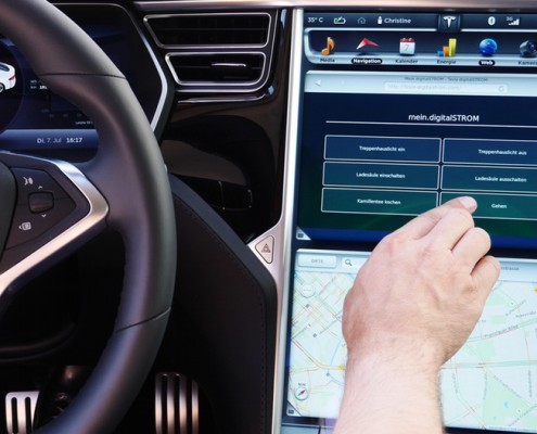 Tesla steuert Digitalstrom Smarthome