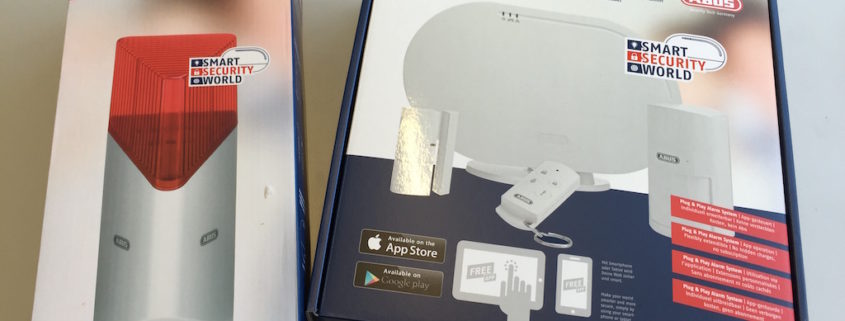 Test der ABUS Smartvest Alarmanlage und App im Basis Set.
